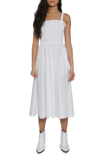 Shop Absence Of Colour Pitta Smocked Sundress In White