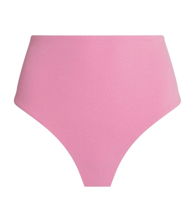 Shop Matteau High-waist Bikini Bottoms In Pink