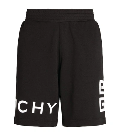 Shop Givenchy Logo Embroidered Boxing Shorts In Black