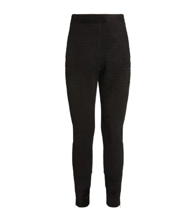 Shop Givenchy Velour Sweatpants In Black