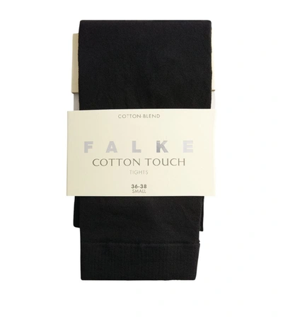 Shop Falke Cotton Touch Tights In Black