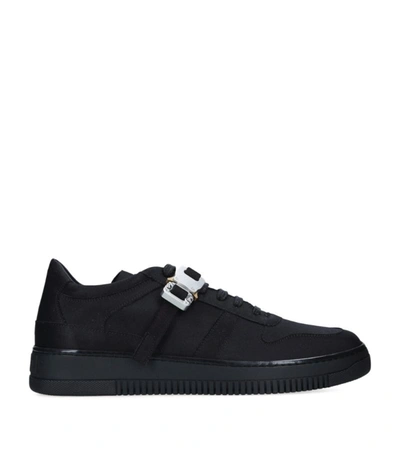 Shop Alyx 1017  9sm Satin Buckle Low-top Sneakers In Black