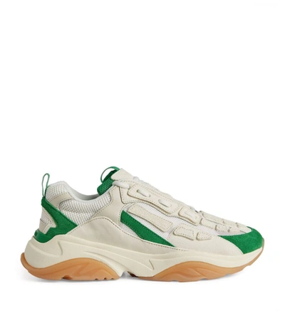 Shop Amiri Bone Runner Sneakers In Green