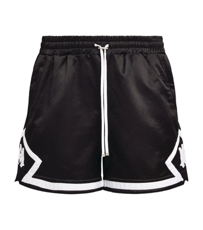 Shop Amiri Drawstring Boxing Shorts In Black