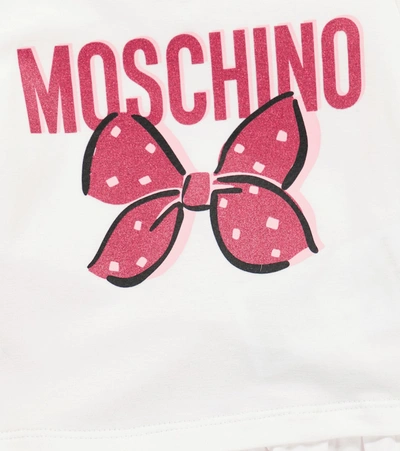 Shop Moschino Baby Printed T-shirt And Leggings Set In Pink