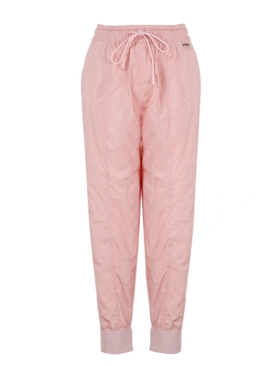 Shop Red Valentino Jogger Pants In Taffeta In Pink & Purple