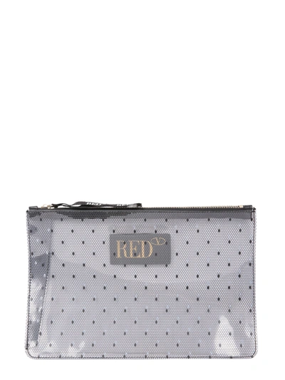 Shop Red Valentino Transparent Pouch In Nero