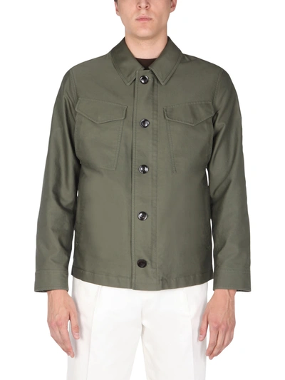 Shop Tom Ford Military Jacket In Verde
