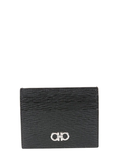 Shop Ferragamo Gancini Card Holder In Nero