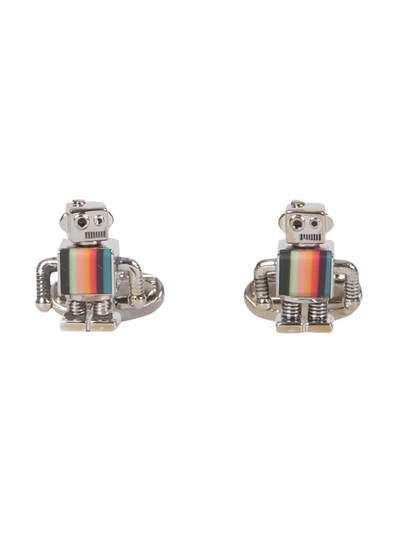 Shop Paul Smith Robot Cufflinks In Multicolor