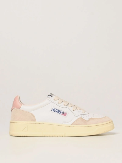 Shop Autry Sneakers In Leather And Suede In White