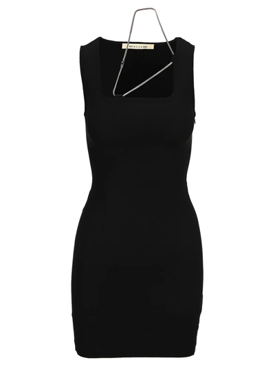 Shop Alyx Chain Collar Dress In Black