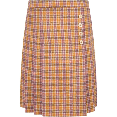 Shop Gucci Multicolor Skirt For Girl