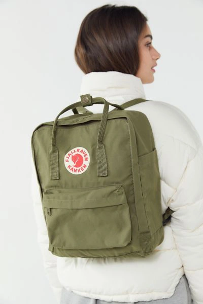 Shop Fjall Raven Kanken Classic Backpack In Green