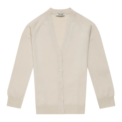 Shop 's Max Mara Beige Cashmere Cardigan In Grey