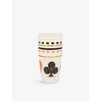 Shop Meri Meri Magic Graphic-print Paper Cups Pack Of 8