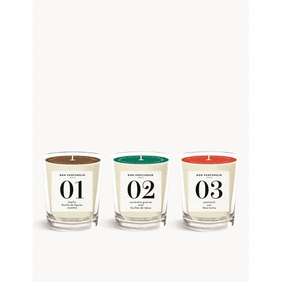 Shop Bon Parfumeur Mini Candle Set 210g