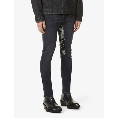 Shop Alchemist Avery Slim Jeans In Black