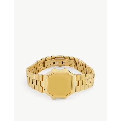 Mens Gold Timeless Watch Stainless-steel Bracelet M