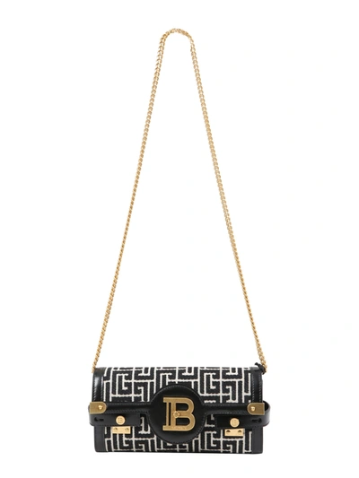 Shop Balmain B-buzz 23 Clutch In Multicolor