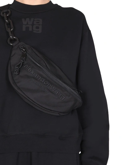 Shop Alexander Wang Primal Belt Bag In Nero