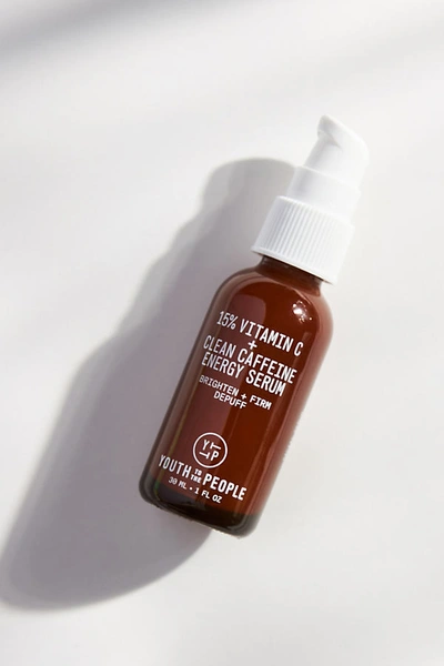 Shop Youth To The People 15% Vitamin C + Clean Caffeine Energy Serum In Brown