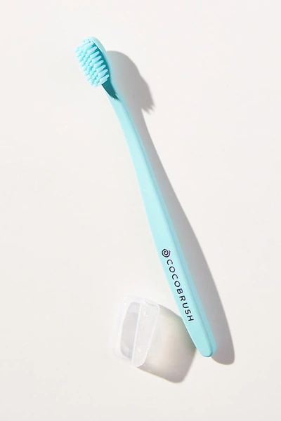 Shop Cocofloss Cocobrush Toothbrush In Blue