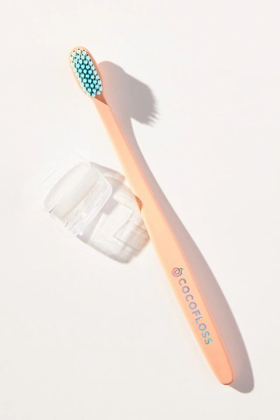 Shop Cocofloss Cocobrush Toothbrush In Orange