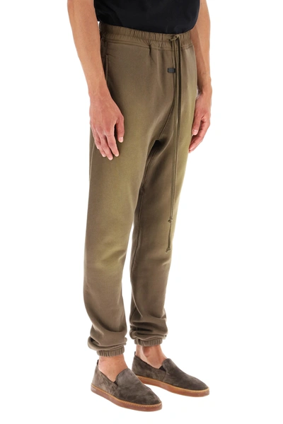 Shop Fear Of God The Vintage Sweatpants In Brown,green