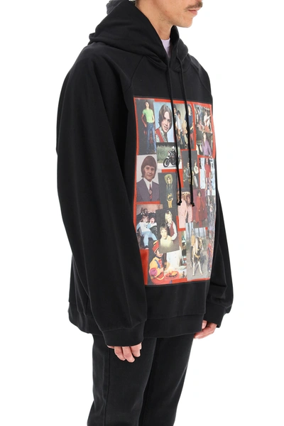 Shop Raf Simons Hoodie With Patch In Black