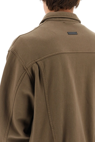 Shop Fear Of God French Terry Jacket In Brown
