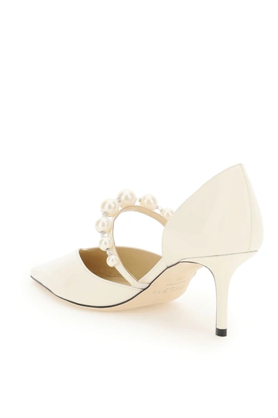 Jimmy Choo Aurelie 65 Patent Leather Pumps In White