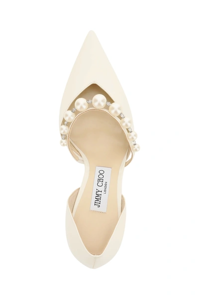 Jimmy Choo Aurelie 65 Patent Leather Pumps In White