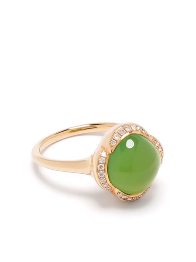 Tirisi 18kt Seoul Flower Rotgoldring Mit Diamanten In Rosa