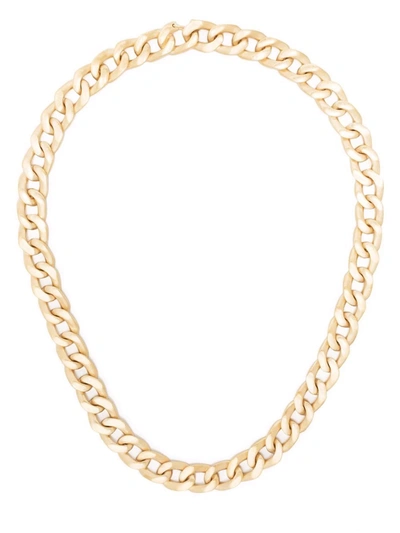 Shop Maison Margiela Chunky-chain Necklace In Gold