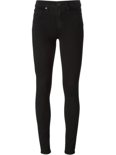 Paige Transcend Hoxton Ultra Skinny Jeans In Black