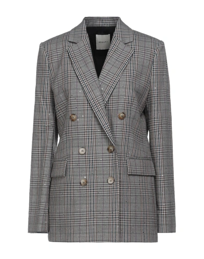 Shop Mariella Rosati Woman Blazer Grey Size 8 Polyester, Viscose, Elastane