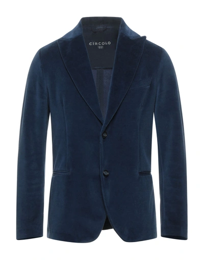 Shop Circolo 1901 Suit Jackets In Blue