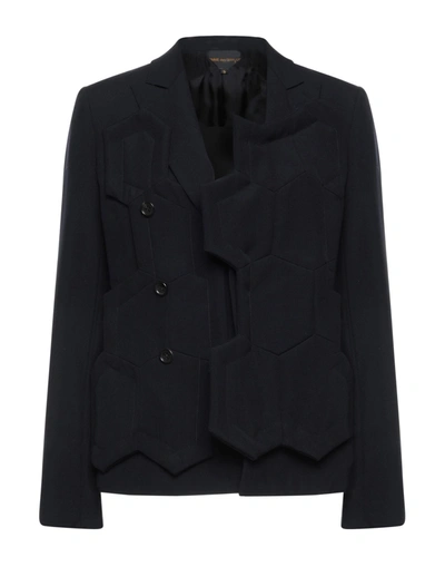 Shop Comme Des Garçons Suit Jackets In Dark Blue