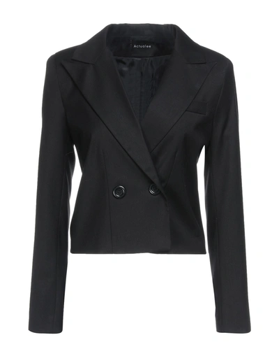 Shop Actualee Suit Jackets In Black
