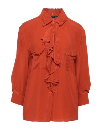 Shop Bui De Barbara Bui Shirts In Rust