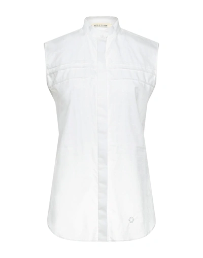 Shop Alyx 1017  9sm Woman Shirt White Size 8 Cotton
