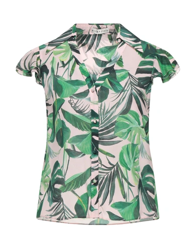 Shop Alice And Olivia Shirts In Green