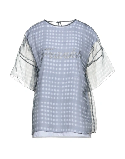 Frankie Morello Blouses In Grey
