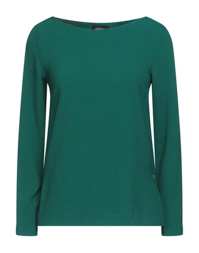 Shop Ottod'ame Woman Top Emerald Green Size 4 Polyester, Elastane