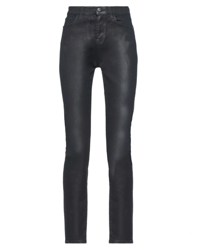 Shop Emporio Armani Woman Jeans Black Size 29 Cotton, Elastomultiester, Elastane