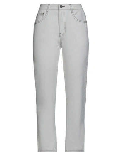 Shop Sjyp Woman Jeans White Size M Cotton