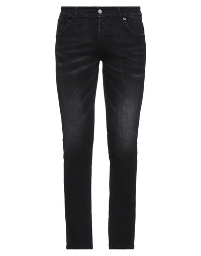 Shop Pmds Premium Mood Denim Superior Man Denim Pants Black Size 30 Cotton, Elastane
