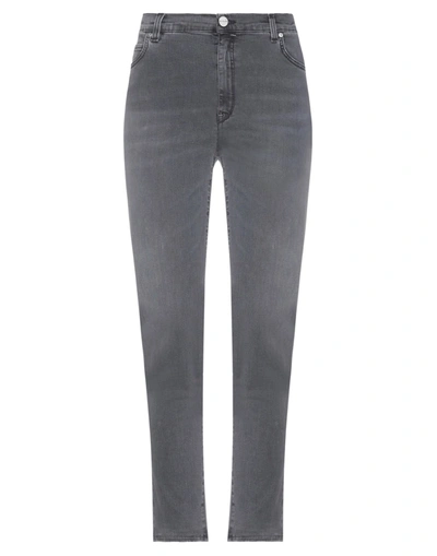 Shop P Jean P_jean Woman Jeans Grey Size 28 Cotton, Polyester, Lyocell