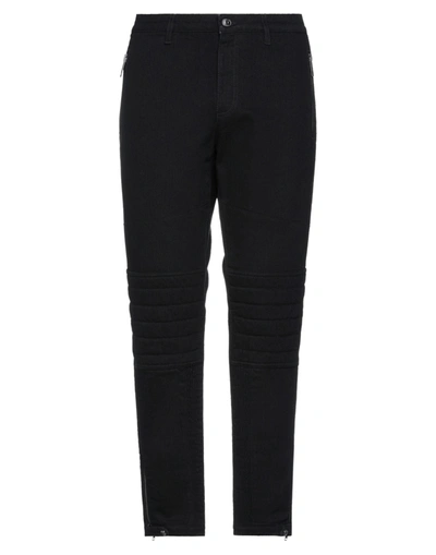 Shop Burberry Man Jeans Black Size 40w-32l Cotton, Elastane